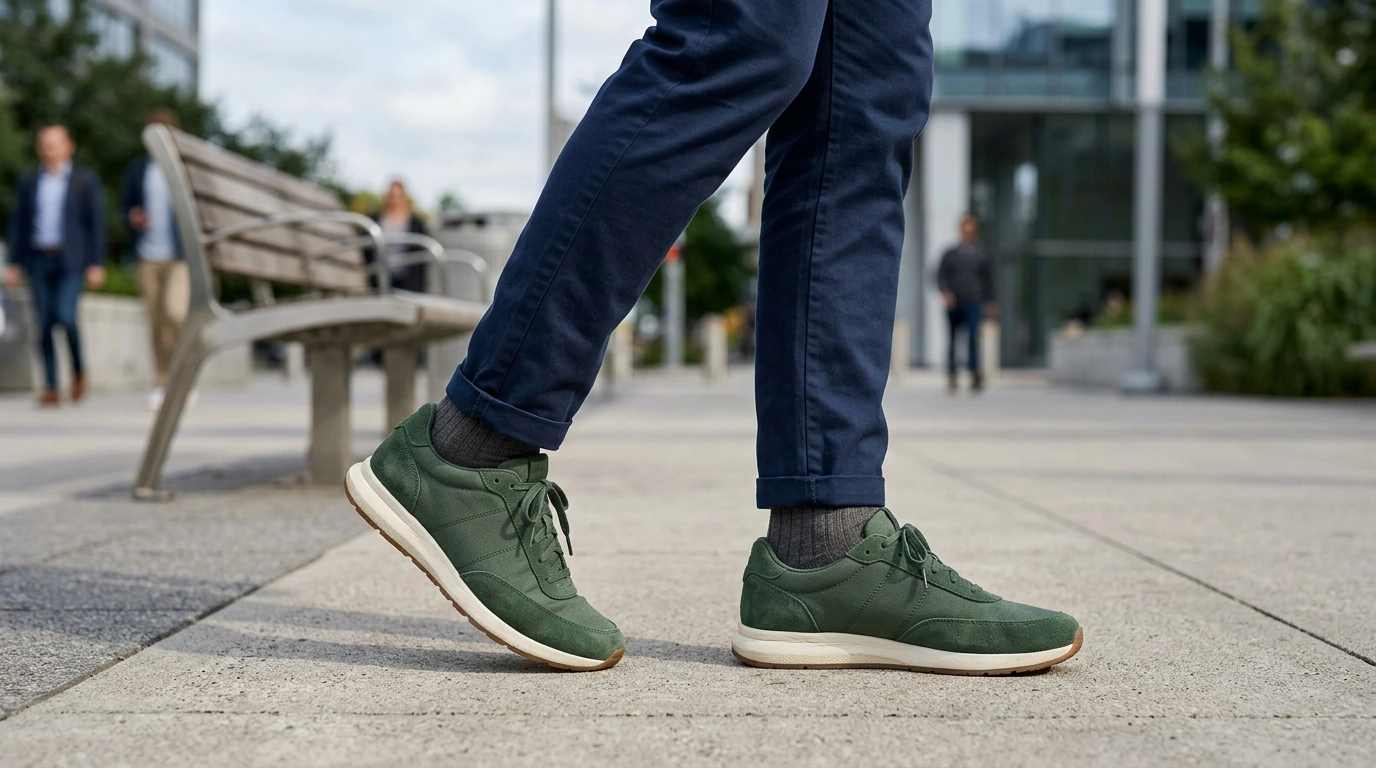 Clarks Men’s Green Sneakers: Comfort, Fit & Styling