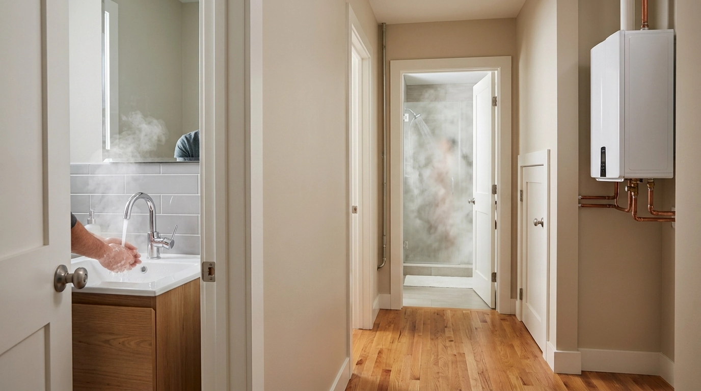 Tankless Water Heater: How Many Bathrooms at Once?