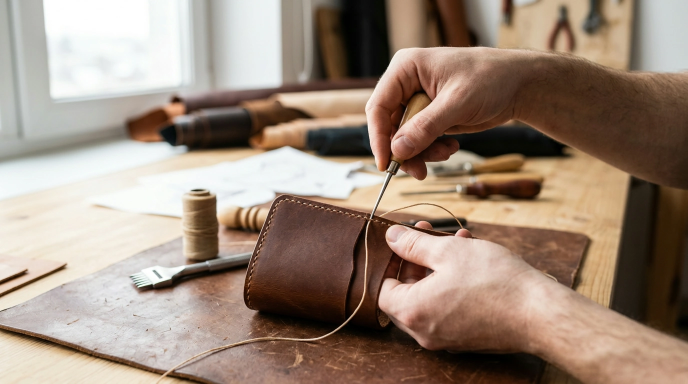 Handcrafted Leather vs Genuine Leather: What It Means