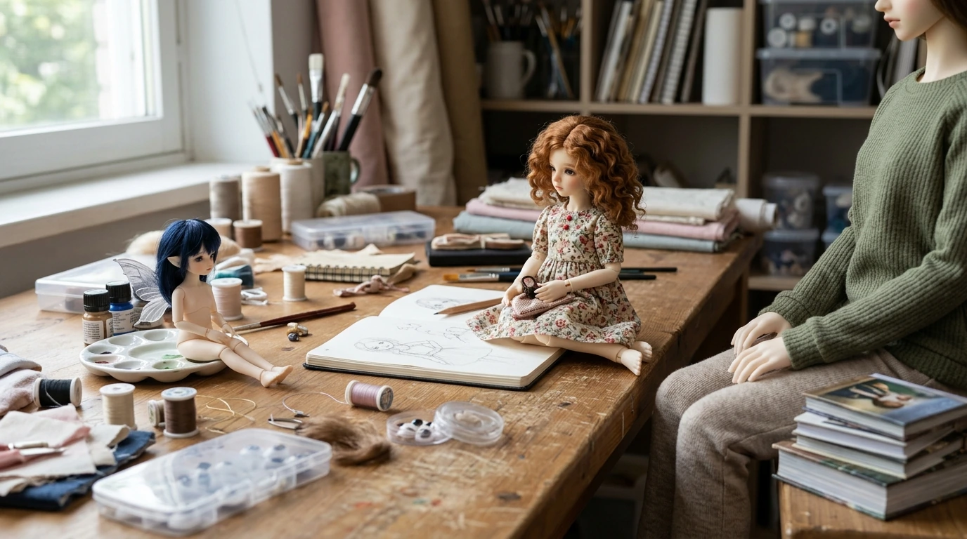 BJD Doll Sizes Explained: 1/12 to 1/3 Scale Guide